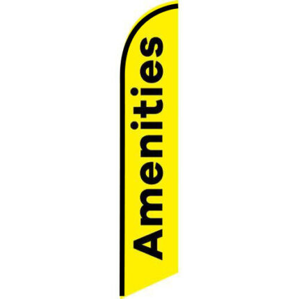 Amenities Feather Flag