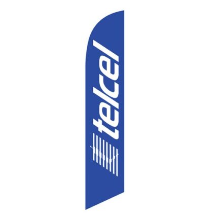 TelCel Feather Flag